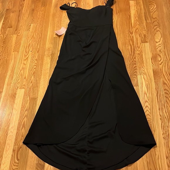 NWT BHLDN Rossi Crepe Maxi Dress, Black - Picture 9 of 11
